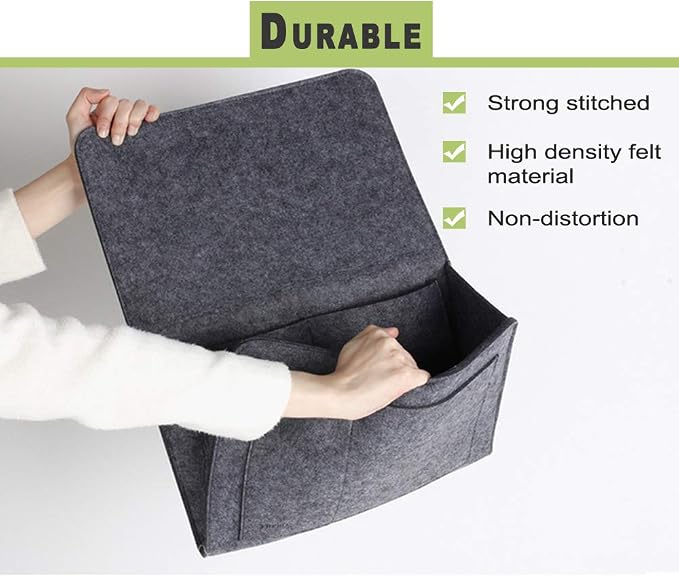 Bedside Caddy Organizer Storage Pocket Small Things Holder - Image 8
