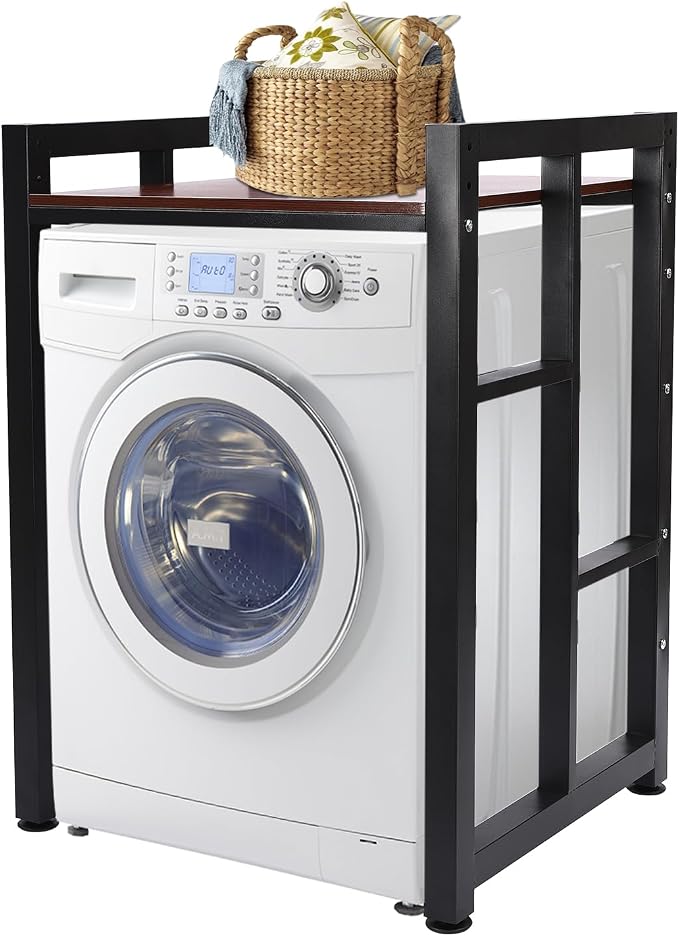 Washer Dryer Stacking Rack Stand, Heavy Duty Washer&Dryer Storage Shelves by Unknown