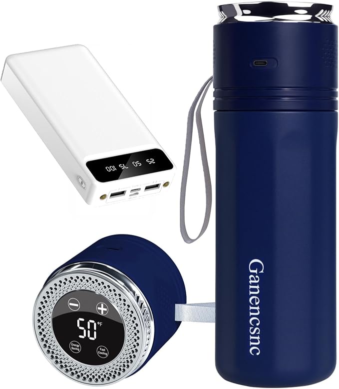 Electric Insulin Cooler Travel Case TSA Approved，USB Type-C Smart Cooling by Unknown