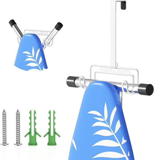 Ironing Board Holder Wall Mount/Over The Door Ironing Board Hanger, Laundry by LOXSUN