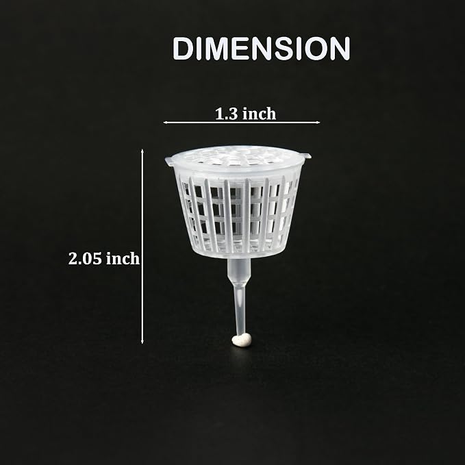 50pcs Clear Fertilizer Baskets, Bonsai Fertilizer Container Boxes - Image 2
