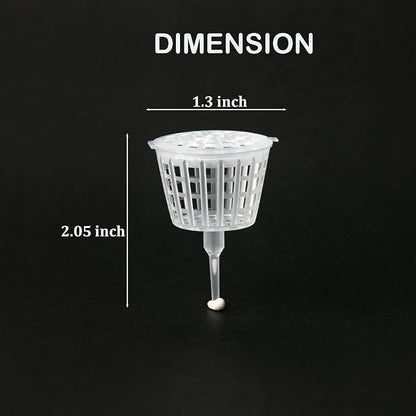 50pcs Clear Fertilizer Baskets, Bonsai Fertilizer Container Boxes - Image 2
