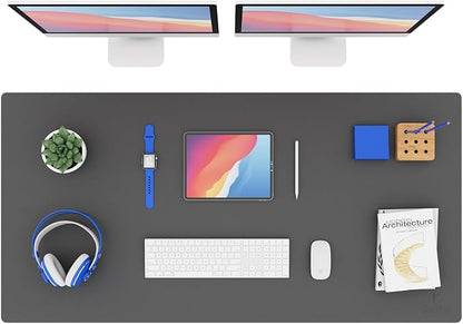 K KNODEL Large Office Leather Desk Mat, Mouse and Keyboard Pad, Computer and by K+KNODEL