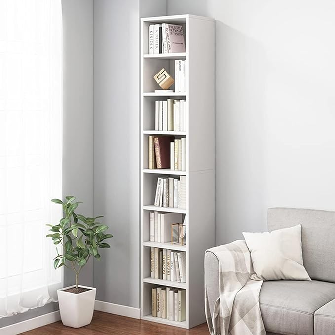 IOTXY Small Narrow Corner Bookcase by IOTXY