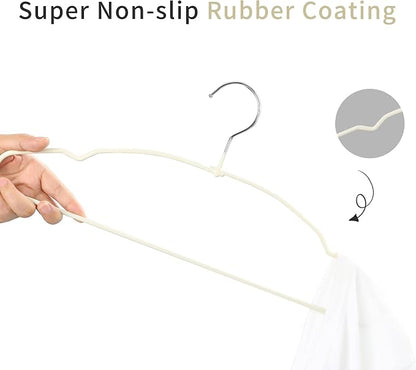 TOPIA HANGER Metal Hangers 20 Pack, Adult Clothes Hangers Space Saving & Non - Image 5
