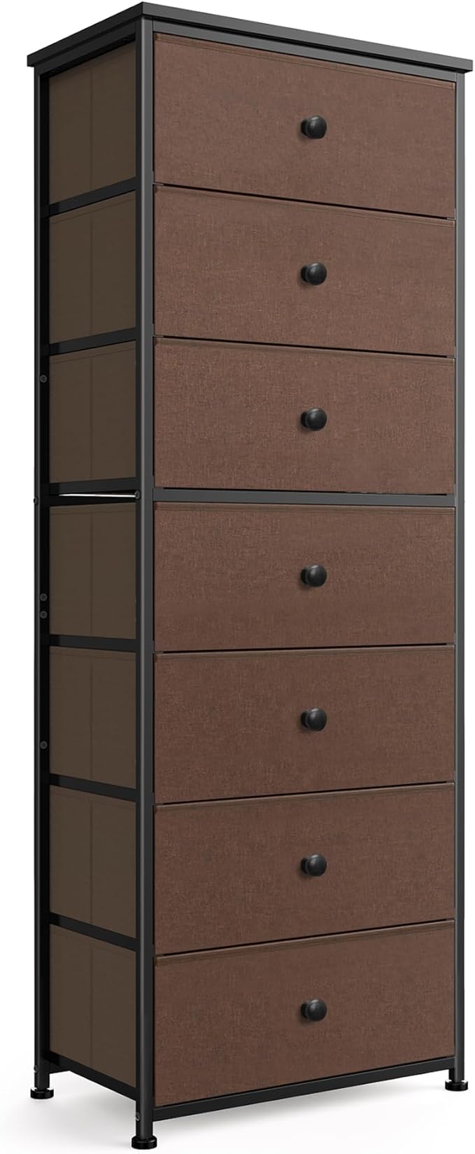 Mifuro Tall Fabric Dresser for Bedroom, Vertical Storage Organizer Tower by MifuroOfficeProduct