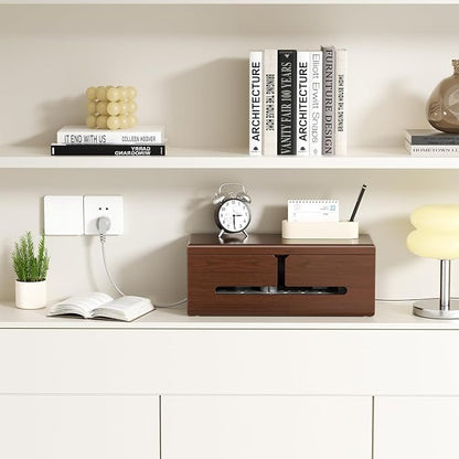 Large Cable Management Box-Stylish Wire Organizer, Wire Concealer and Wire - Image 8