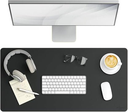 Smead Desk Pad, Vegan Leather Desk Mat by SMEAD
