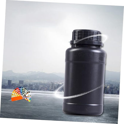 ULTECHNOVO 4pcs Black Plastic Storage Bottles Hdpe Light- Containers - Image 9