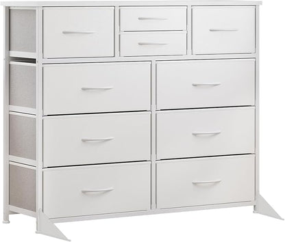 LUMTOK 10 Drawers Dresser with Fabric Bin - Image 9