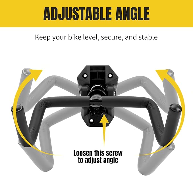 MaxxHaul 51184 Bike Wall Mount Rack – 66 lb Capacity – Adjustable 14.5″ to - Image 4