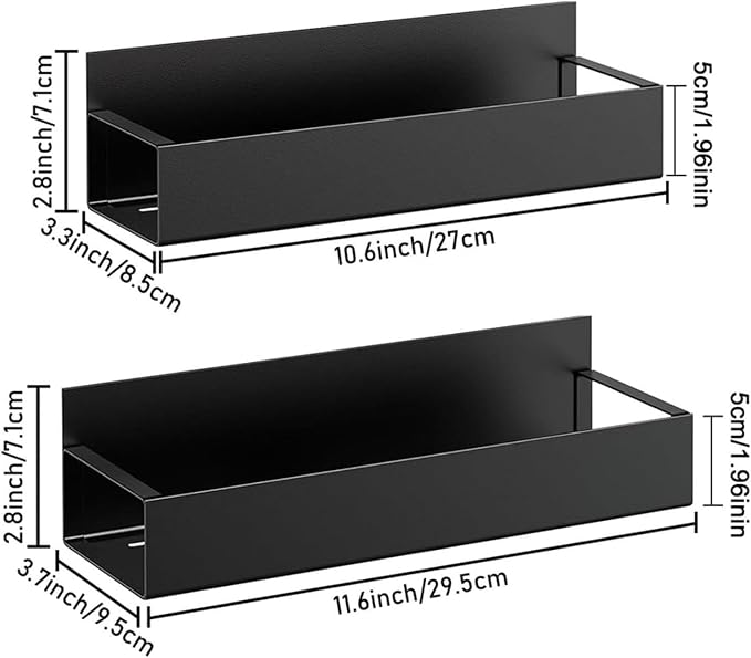 Carbon Steel Magnetic Spray Can Holder Storage Rack - Image 2