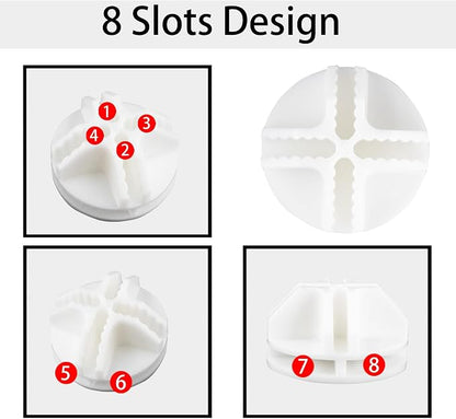 40PCS Cube Connectors Plastic Storage Wire Cube Connectors ABS Connectors - Image 3