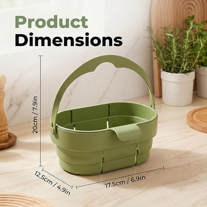 Foldable Hanging Kitchen Sink Drain Basket, 2026 New Faucet Hanging Basket - Image 7