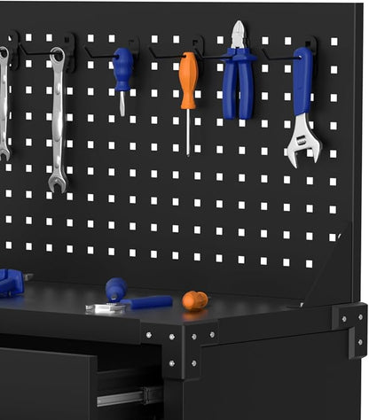 GarveeHome Rolling Tool Cabinet, Heavy Duty Steel Garage Storage Cabinet - Image 8