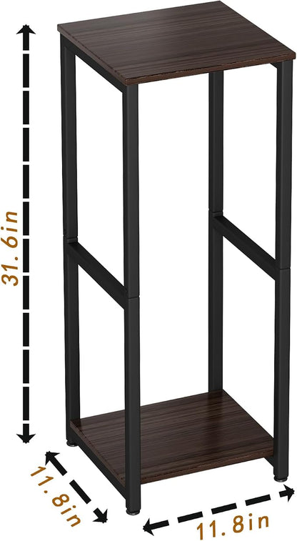 Plant Stand Indoor Corner Tall 2 Tier Metal Modern Flower Storage Plant Shelf - Image 6