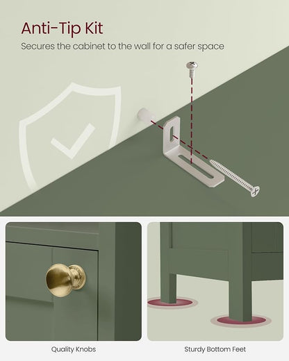 VASAGLE Tall Bathroom Cabinet - Image 7