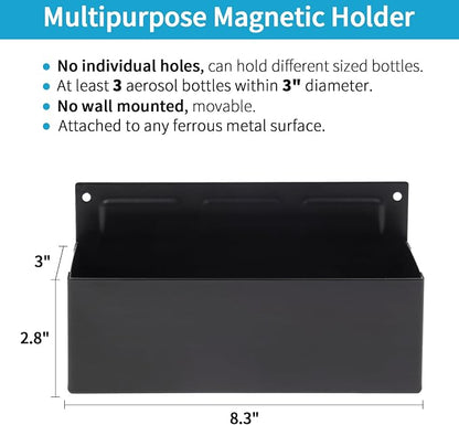 Magnetic Aerosol Spray Can Holder, Magnet Toolbox Bottle Holder, Tool Box - Image 2