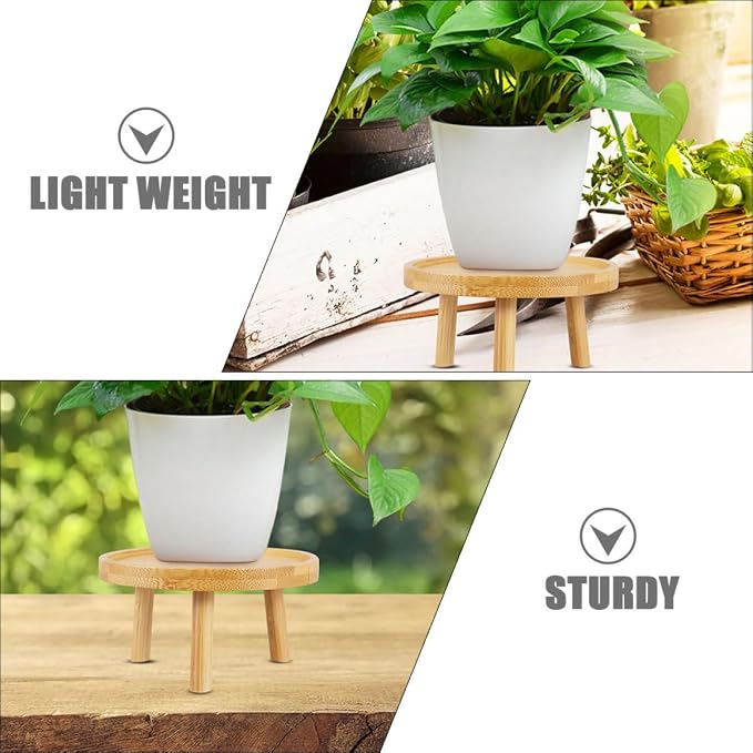 ARTIBETTER Wooden Plant Pot Stand - Image 7