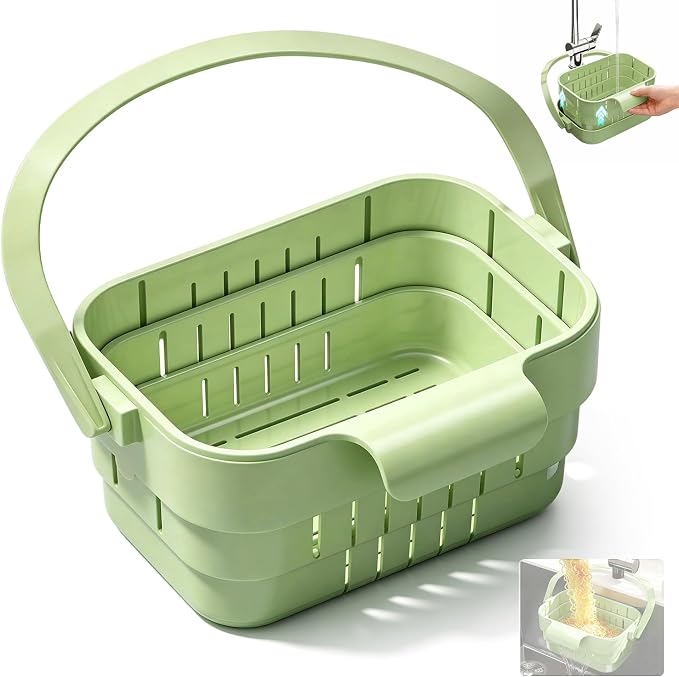 Foldable Hanging Kitchen Sink Drain Basket, 2026 Upgraded Foldable Kitchen Sink by Unknown
