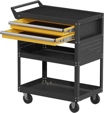 5-Tier Rolling Tool Cart on Wheels, Tool Storage Organizer - Image 7