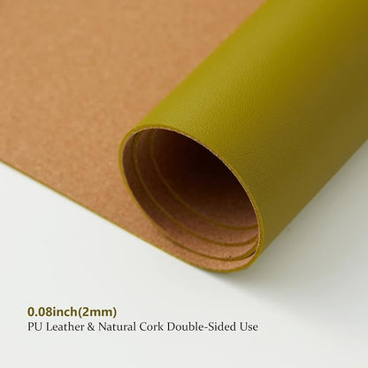Cork Desk Mat - Small Dual-Sided Desk Pad - Image 3