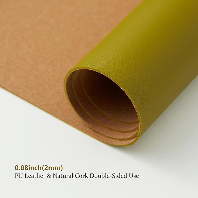 Cork Desk Mat - Dual-Sided Desk Pad - Image 3