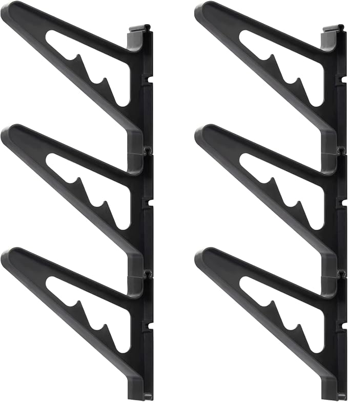 Poskad Snowboard Wall Mount Rack, Adjustable Storage Layers Space Saving Design - Image 3