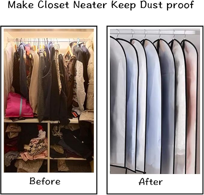 Hanging Garment Bag Breathable Clothes Covers - Image 6