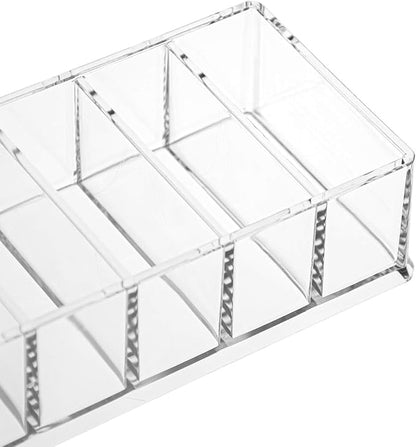 Foraineam 4 Pack Acrylic Compact Organizer Cosmetics Beauty Care Powder Holder - Image 7