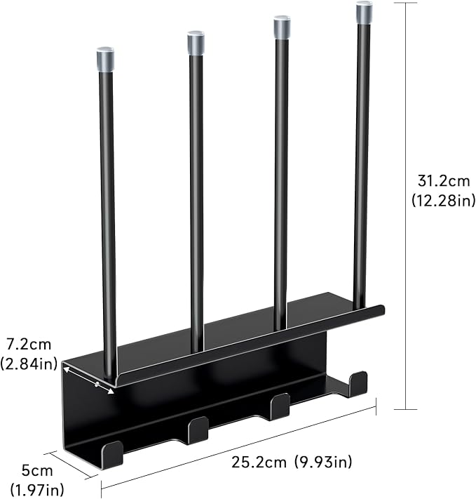 Wall Mounted Water Bottle Drying Rack - Image 4