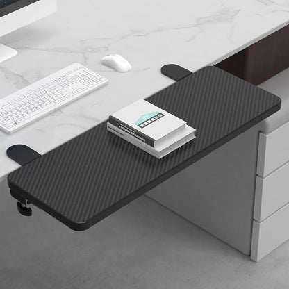 Sisyphy Ergonomics Desk Extender Tray, 29.5x9.5" Punch-Free Clamp on, Foldable by Unknown