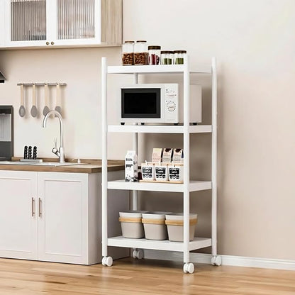 VETALLO 4 Tier White Metal Shelving | - Image 2