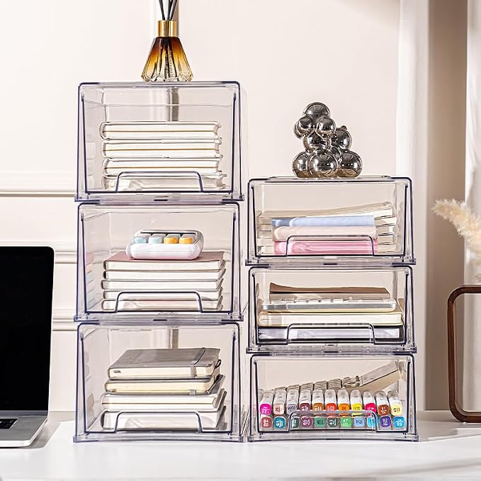 clear Drawer-Type Plastic Storage Box Bins Organizer，Family First Aid Kits - Image 4