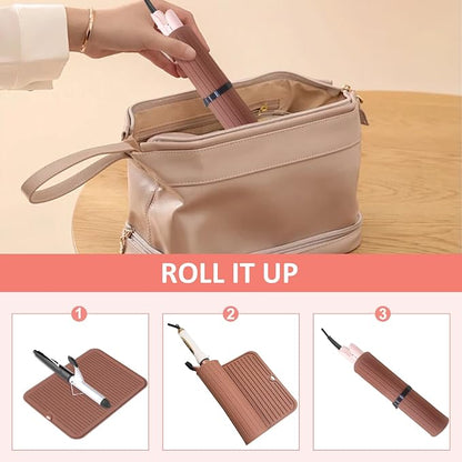 Quccefods Heat Resistant Mat Large Silicone Hot Hair Tools Mat - Image 4