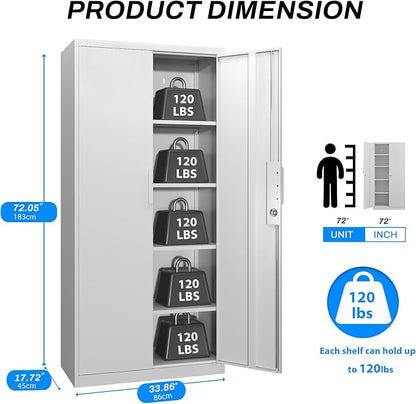 Metal Garage Storage Cabinet - Image 3