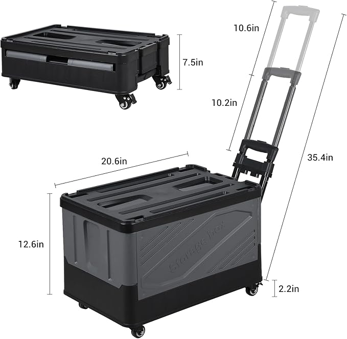 XCBYT Storage Bins with Wheels - Image 5