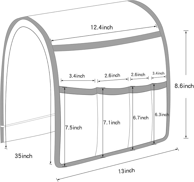 Non-slip Couch Organizer Armchair Caddy, Artificial Leather TV Remote Control - Image 7