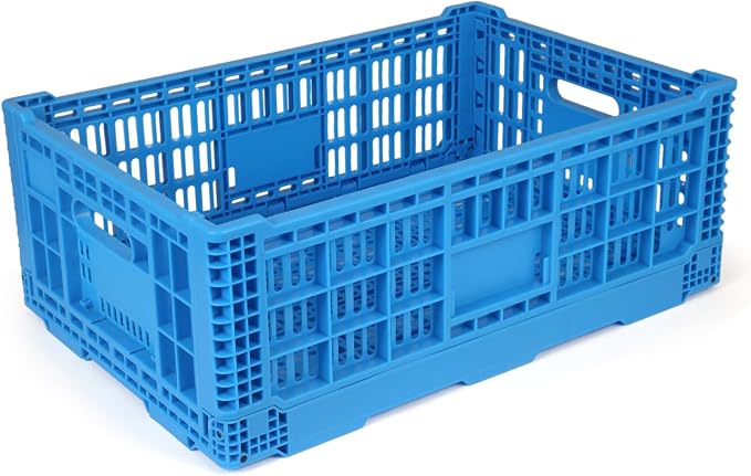 52L Plastic Collapsible Storage Bins by Shineyaplus