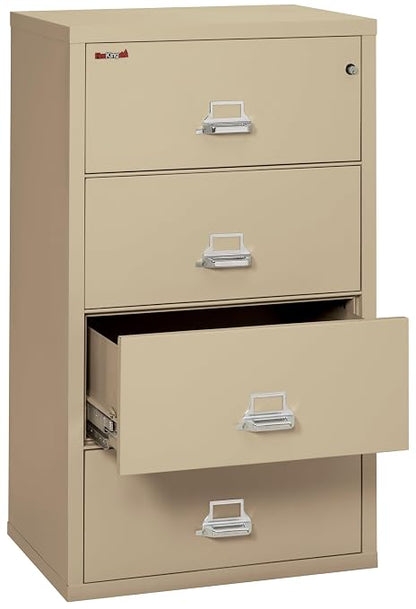 FireKing Lateral 4 Drawer Legal and Letter Fire Safe File Cabinet - Image 2