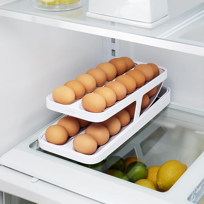 YouCopia RollDown® Egg Dispenser, Rolling Eggs Dispenser and Organizer - Image 7