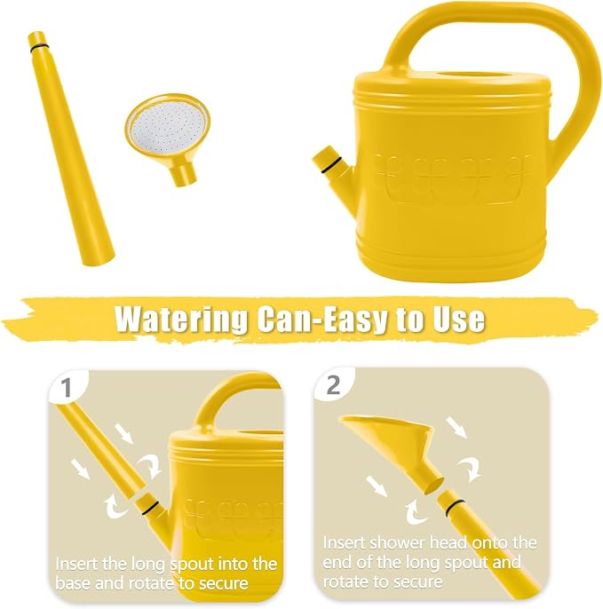 2 Gallon Watering Can, Outdoor Watering Can - Image 5