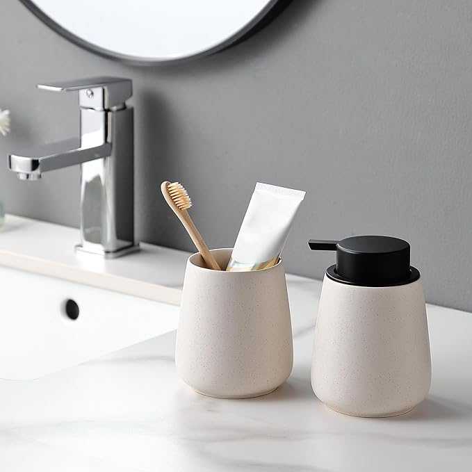 Beige Toothbrush Holder for Bathroom - Image 7