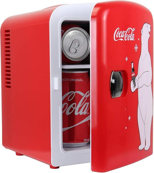 Coca Cola Polar Bear Mini Fridge Compact and Cute Refrigerator by Koolatron