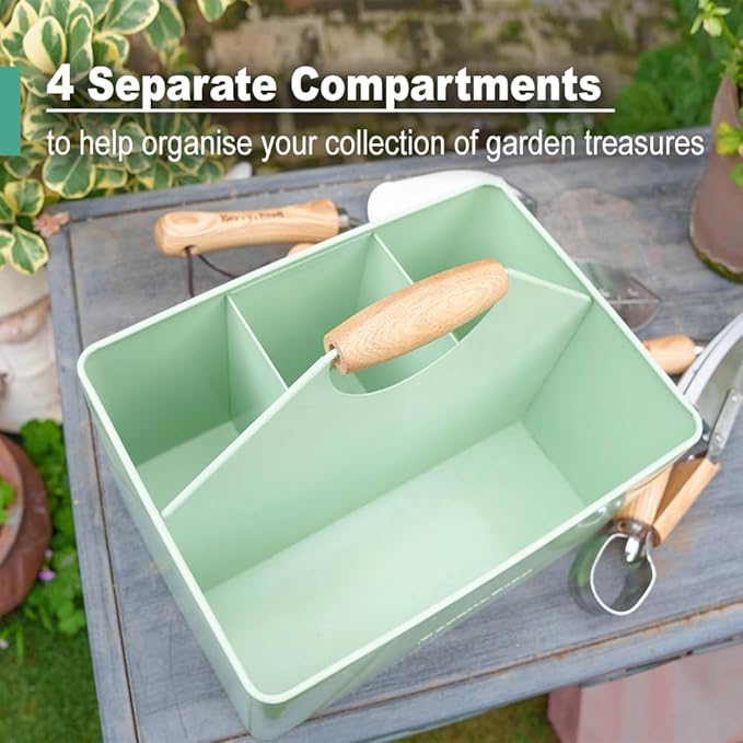 Berry&Bird Garden Tool Organizer, Metal Garden Caddy - Image 3