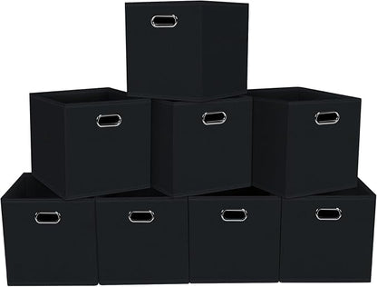 Fabric storage bins Cubes, Fabric Cube Organizer by Yunkeeper