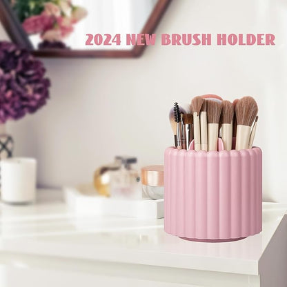 Anyoifax 360 Rotating Makeup Brush Holder 7 Slots Make Up Brush Organizer - Image 5