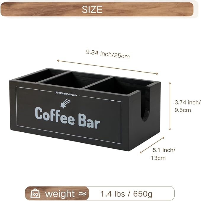 Coffee Station Organizer for Countertop - Image 3