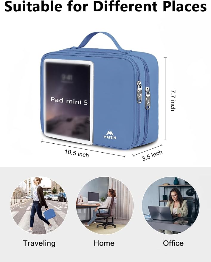 MATEIN Electronics Organizer Case, Cable Organizer Bag - Image 5