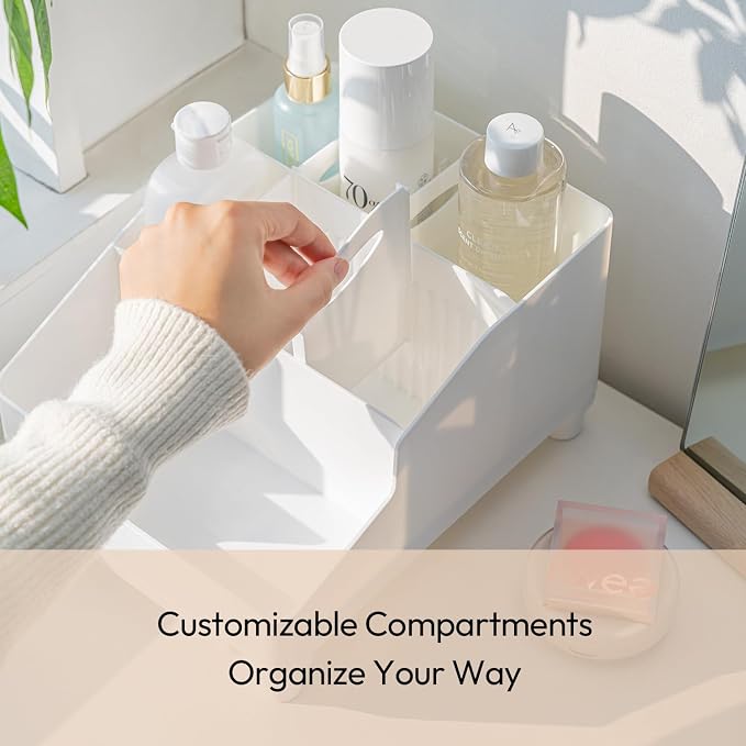 carrotez Make up Vanity Organizer Countertop Skincare Cosmetic, Accessories - Image 3